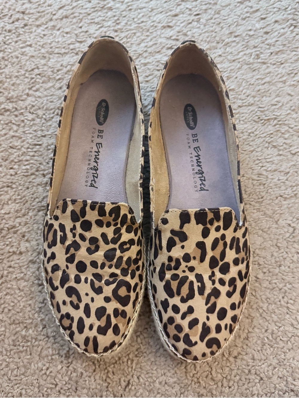Dr. Scholl’s Leopard Print Slip-On Loafers - Tan/Black